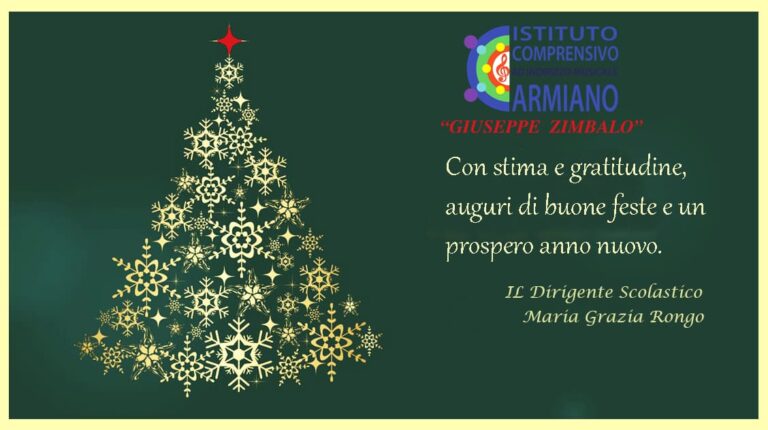 Auguri Di Buone Feste Istituto Comprensivo Carmiano